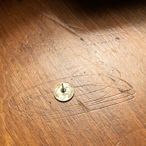 1938 vintage rare mini coin silver earrings! - Picture 3 of 4